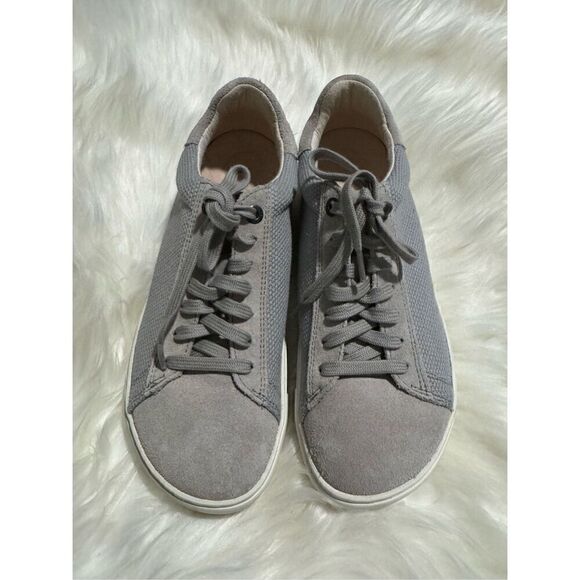 Birkenstock Shoes - Birkenstock Bend low canvas suede sandcastle sneakers 37 (6-6.5)